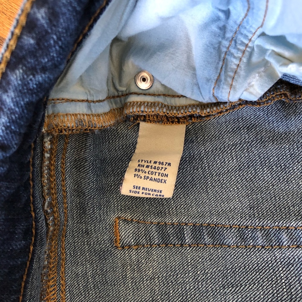 CAbi Low Rise Dark Denim Jean - Picture 4 of 8